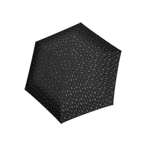 Knirps US.050 Ομπρέλα Ultra Slim Χειροκίνητη Μαύρη 115g