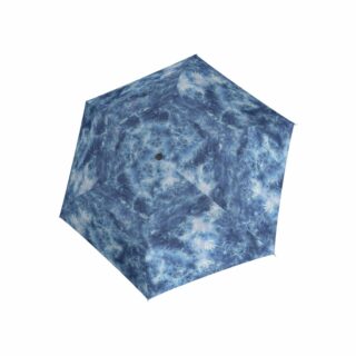 Knirps US.050 Ομπρέλα Ultra Slim Χειροκίνητη Μπλε Paisley