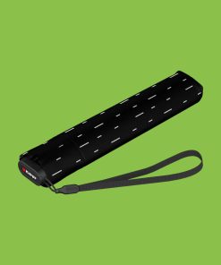 Knirps US.050 Ομπρέλα Ultra Slim Χειροκίνητη Μαύρη 115g