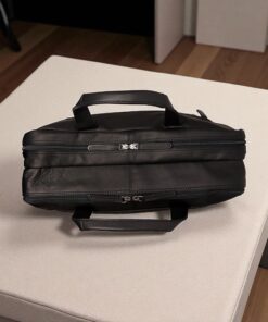 Chesterfield Ryan Δερμάτινη Τσάντα Laptop Μαύρη