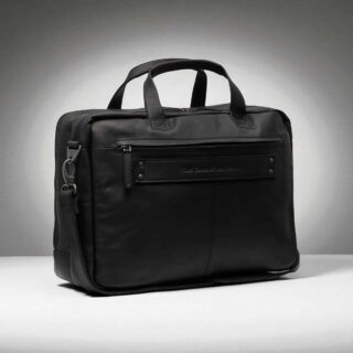 Chesterfield Ryan Δερμάτινη Τσάντα Laptop Μαύρη