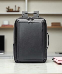 Cardinal Δερμάτινο Επαγγελματικό Σακίδιο Πλάτης 2290 Μαύρο