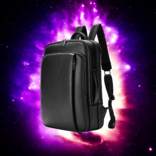 Cardinal Δερμάτινο Επαγγελματικό Σακίδιο Πλάτης 130 Μαύρο