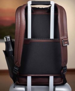 Piquadro Harper Σακίδιο Πλάτης Ταξιδίου 22L Dark Brown