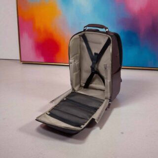 Piquadro Harper Σακίδιο Πλάτης Ταξιδίου 22L Dark Brown