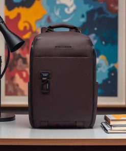 Piquadro Harper Σακίδιο Πλάτης Ταξιδίου 22L Dark Brown