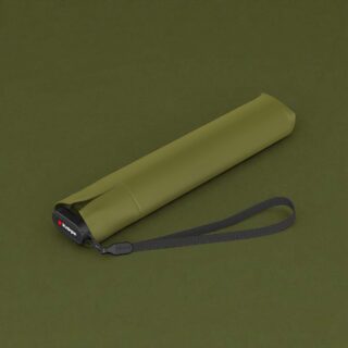 Knirps US.050 Ομπρέλα Ultra Slim Χειροκίνητη Λαδί