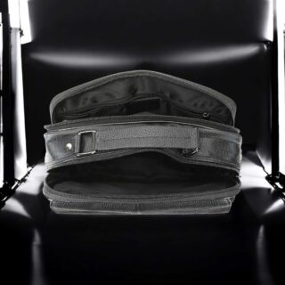 Cardinal Δερμάτινο Ανδρικό Τσαντάκι Ώμου 6172 Μαύρο