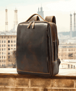 Cardinal Δερμάτινο Σακίδιο Πλάτης 19 L 2326 Coffee