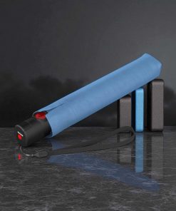 Knirps U.200 Ομπρέλα Duomatic Αυτόματη Blue Black Σιέλ