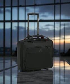 Delsey Parvis Plus Pilot 42cm Μαύρη Βαλίτσα