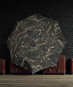 Knirps T.200 Tiger Oak Μπεζ Αυτόματη Ομπρέλα