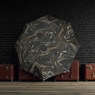 Knirps T.200 Tiger Oak Μπεζ Αυτόματη Ομπρέλα