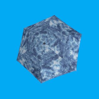 Knirps US.050 Ομπρέλα Ultra Slim Χειροκίνητη Μπλε Paisley