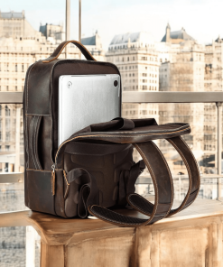 Cardinal Δερμάτινο Σακίδιο Πλάτης 19 L 2326 Coffee