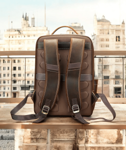 Cardinal Δερμάτινο Σακίδιο Πλάτης 19 L 2326 Coffee