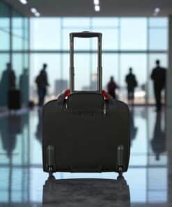 Delsey Parvis Plus Pilot 42cm Μαύρη Βαλίτσα