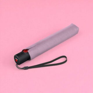 Knirps U.200 Αυτόματη Ομπρέλα Rose Black Coating Ροζ