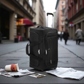 Delsey Pin Up 6 Σακ Βουαγιάζ Trolley 56cm Μαύρο