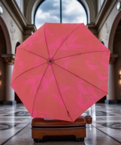 Knirps T.200 Ομπρέλα Duomatic Garden Scarlet Κόκκινο