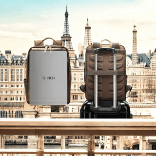 Cardinal Δερμάτινο Σακίδιο Πλάτης 19 L 2326 Coffee