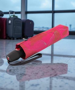 Knirps T.200 Ομπρέλα Duomatic Garden Scarlet Κόκκινο