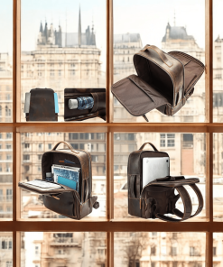 Cardinal Δερμάτινο Σακίδιο Πλάτης 19 L 2326 Coffee