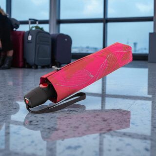 Knirps T.200 Ομπρέλα Duomatic Garden Scarlet Κόκκινο