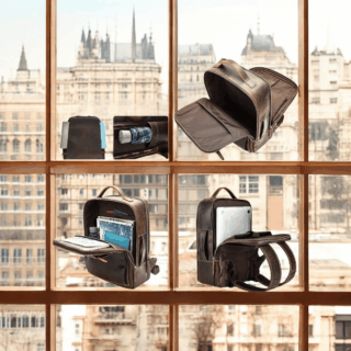 Cardinal Δερμάτινο Σακίδιο Πλάτης 19 L 2326 Coffee