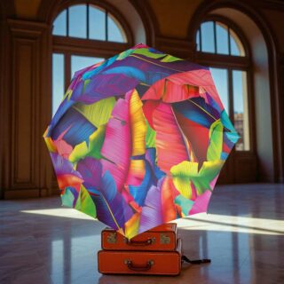 Knirps T.200 Ομπρέλα Duomatic Palm Multicolor