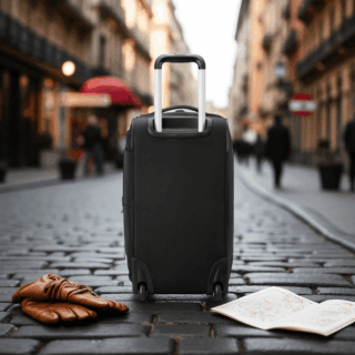 Delsey Pin Up 6 Σακ Βουαγιάζ Trolley 56cm Μαύρο