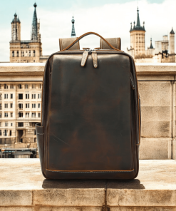 Cardinal Δερμάτινο Σακίδιο Πλάτης 19 L 2326 Coffee