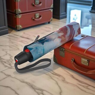 Knirps T.200 Ομπρέλα Duomatic Palm Storm Σιέλ