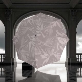 Knirps T.200 Ομπρέλα Duomatic Botany Shell Μπέζ