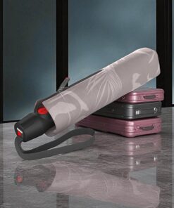 Knirps T.200 Ομπρέλα Duomatic Botany Shell Μπέζ