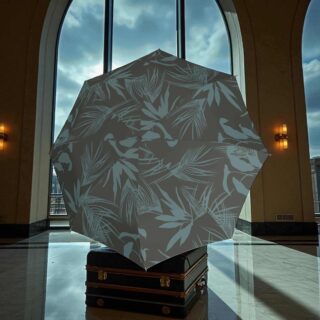 Knirps T.200 Ομπρέλα Duomatic Botany Oliv Λαδί