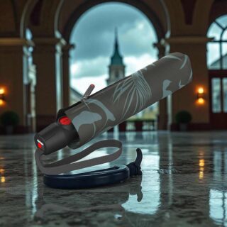 Knirps T.200 Ομπρέλα Duomatic Botany Oliv Λαδί