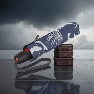 Knirps T.200 Ομπρέλα Duomatic Botany Sea Μπλε