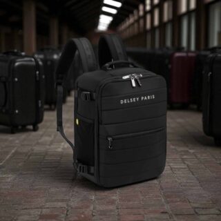 Delsey Shadow Σακίδιο Πλάτης 24L Μαύρο