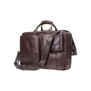 Cardinal Δερμάτινος Χαρτοφύλακας Σακίδιο Πλάτης 7423 Coffee