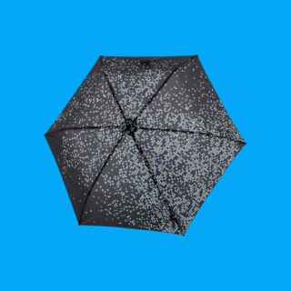 Knirps US.050 Ομπρέλα Τσέπης Ultra Slim Ασπρόμαυρη