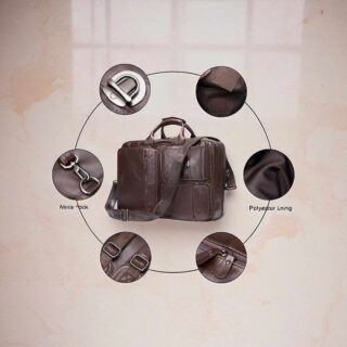 Cardinal Δερμάτινος Χαρτοφύλακας Σακίδιο Πλάτης 7423 Coffee