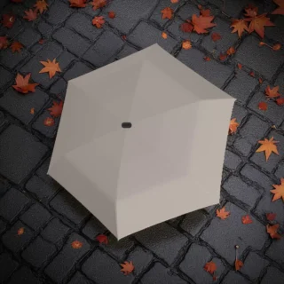 Knirps X4U X.Series Ομπρέλα Χειροκίνητη Sesame Μπεζ