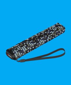 Knirps US.050 Ομπρέλα Τσέπης Ultra Slim Ασπρόμαυρη