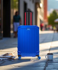 Piquadro Βαλίτσα Μεσαία 69 cm Pop Blue Σκληρή
