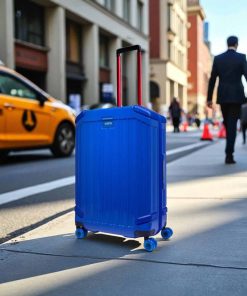 Piquadro Βαλίτσα Μεσαία 69 cm Pop Blue Σκληρή