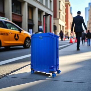 Piquadro Βαλίτσα Μεσαία 69 cm Pop Blue Σκληρή