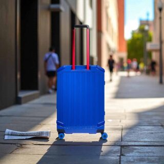 Piquadro Βαλίτσα Μεσαία 69 cm Pop Blue Σκληρή