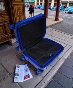 Piquadro Βαλίτσα Μεσαία 69 cm Pop Blue Σκληρή