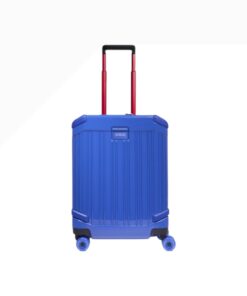 Piquadro Pop Βαλίτσα Καμπίνας Slim 55cm Μπλε
